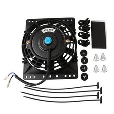 Electric Radiator Cooling Fan Assembly Kit High Performance 12V 80W CFM Kit