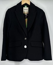 Boden Marylebone Ponte Blazer. Black. Size 2 Petite. Retail 185