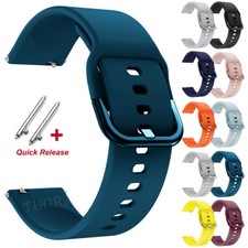 Image of Silicone Watch Band Strap For Garmin Vivoactive 5 4 3 Venu 3/2 Plus/SQ Active 5