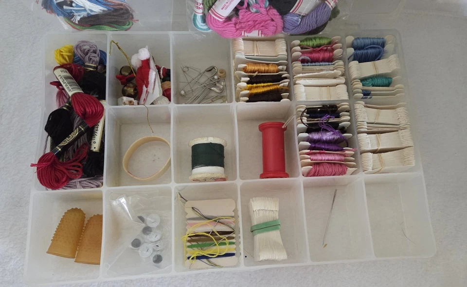 Embroidery Floss Storage Box With Lots Of Other Supplies - Grab Bag! - Image 2 of 4