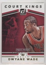 2017-18 Panini Donruss Court Kings Press Proof Dwyane Wade #4 HOF 0r4
