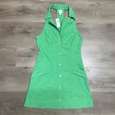 Maeve From Anthropologie Women’s M The Amelia Green Collared Mini Dress