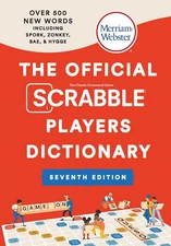The Official SCRABBLE® Players Dictionary, Seventh Ed., Newest Edition, 2023 Cop