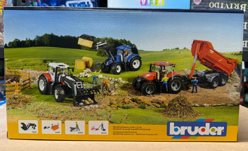 BRUDER 03120- scala 1:16 - TRATTORE NEW HOLLAND T7.340 - NUOVO - SIGILLATO - Immagine 3 di 4