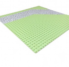 LEGO Yellowish Green Baseplate 32x32 Paradisa Driveway Cobblestone 4478px3 6419