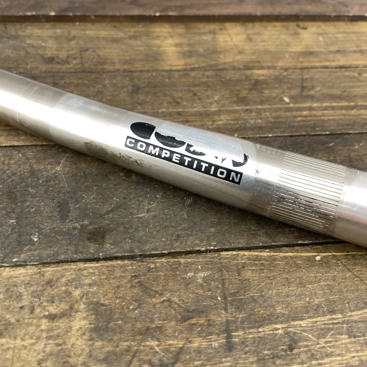 Guidon Vintage Scott AT2 ATB Bull Bar - Argent, VTT Années 90, 550mm, 250g