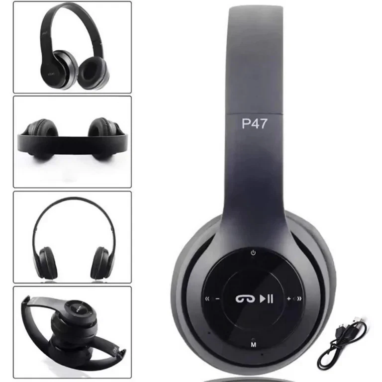 P47 Headphones - Long Battery Life