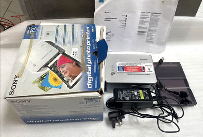 Sony DPP-FP30 Digital Foto Thermodrucker USB mit Netzteil Kabel & Fach