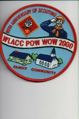 2000 Western Los Angelas County Council Pow Wow 90th Anniversary patch