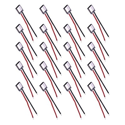 20Pcs Type-C 2-Pin Welding Wire Female Connector Cable Female Socket 5V 3A