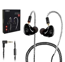 in Ear Monitor Headphones, HiFi Stereo IEM Earphones, Dynamic Dual Driver Wir...