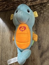2012 Fisher Price Soothe Glow Seahorse - Lights Up and Plays Music WORKS