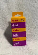 Kodak GOLD 200 Color Negative Film (35mm Roll Film, 36 Exposures, 3-Pack)