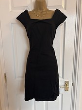 LK Bennett Little Black Dress With Twist Detail Size 8