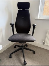 Posturite Positiv Plus High Back Ergonomic Office Chair with Arms and Headrest