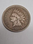 US Rare Old West 1905 Indian Head Penny   1C  U.S. Coin 🇺🇸 IHA46