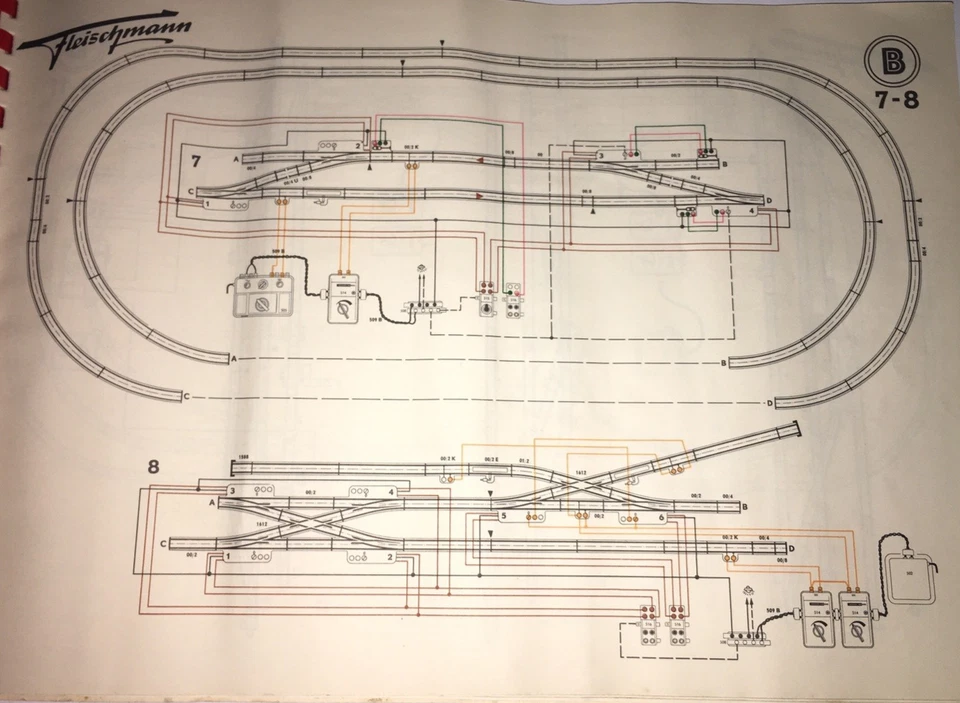 Винтажные чертежи Fleischmann для макетов треков HO 93 страницы - Изображение 4 из 4