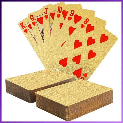 Wasserfeste Spielkarten 54 Blatt für Poker, Blackjack, Rommé
