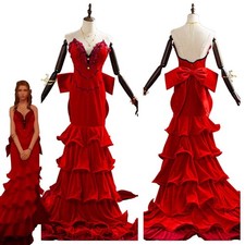Final VII Remake Aerith Aeris Gainsborough Cosplay Costume Halloween Fantasy set