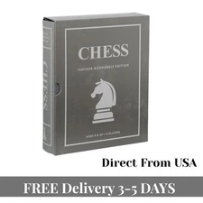 Chess Vintage Bookshelf Edition by WS Game Company Classic Deluxe Board