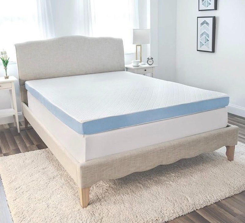 SensorPEDIC 4-Inch Supreme Gel Cooling Transcend Memory Foam Bed mattress topper