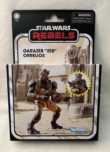 Star Wars Zeb Orrelios Rebels 3.75" inch Deluxe Figure Vintage Collection Hasbro