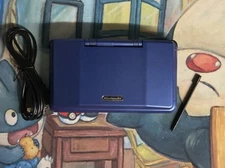 Reshelled Nintendo DS Original/Launch Edition Blue With Stylus And Charger