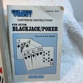 Ken Uston Poker & Blackjack Colecovision Coleco 1982 CIB Tested Works Moreinstor