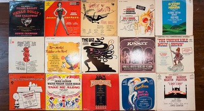 Vintage Broadway Cast LP Lot Sealed Apple Tree Half A Sixpence VG+ Vinyl