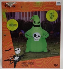 Gemmy Disney Tim Burton Oogie Boogie Standing Halloween Inflatable 3.5 feet