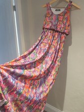 NEW Pretty Sophia Mirza Long Maxi Straight drop Holiday Dress Size Small 8 10