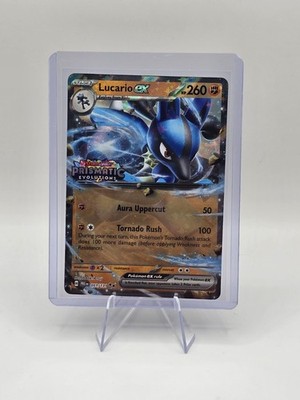 Lucario ex - SV: Prismatic Evolutions [DOUBLE RARE] [Near Mint] | Ozzie Collectables