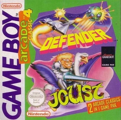 Arcade Classic No 4 Defender & Joust Nintendo Game Boy Gameboy Videospiel OVP