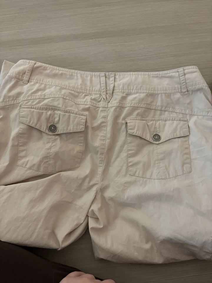Pantalones cargo holgados de tiro bajo para mujer talla 9 Y2K pierna ancha lindo estilo y compañía Foto 4 de 4