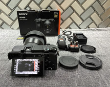 Sony Alpha a6400 24.2MP 4K Mirrorless Camera w/ Sigma 16mm f/1.4 Lens