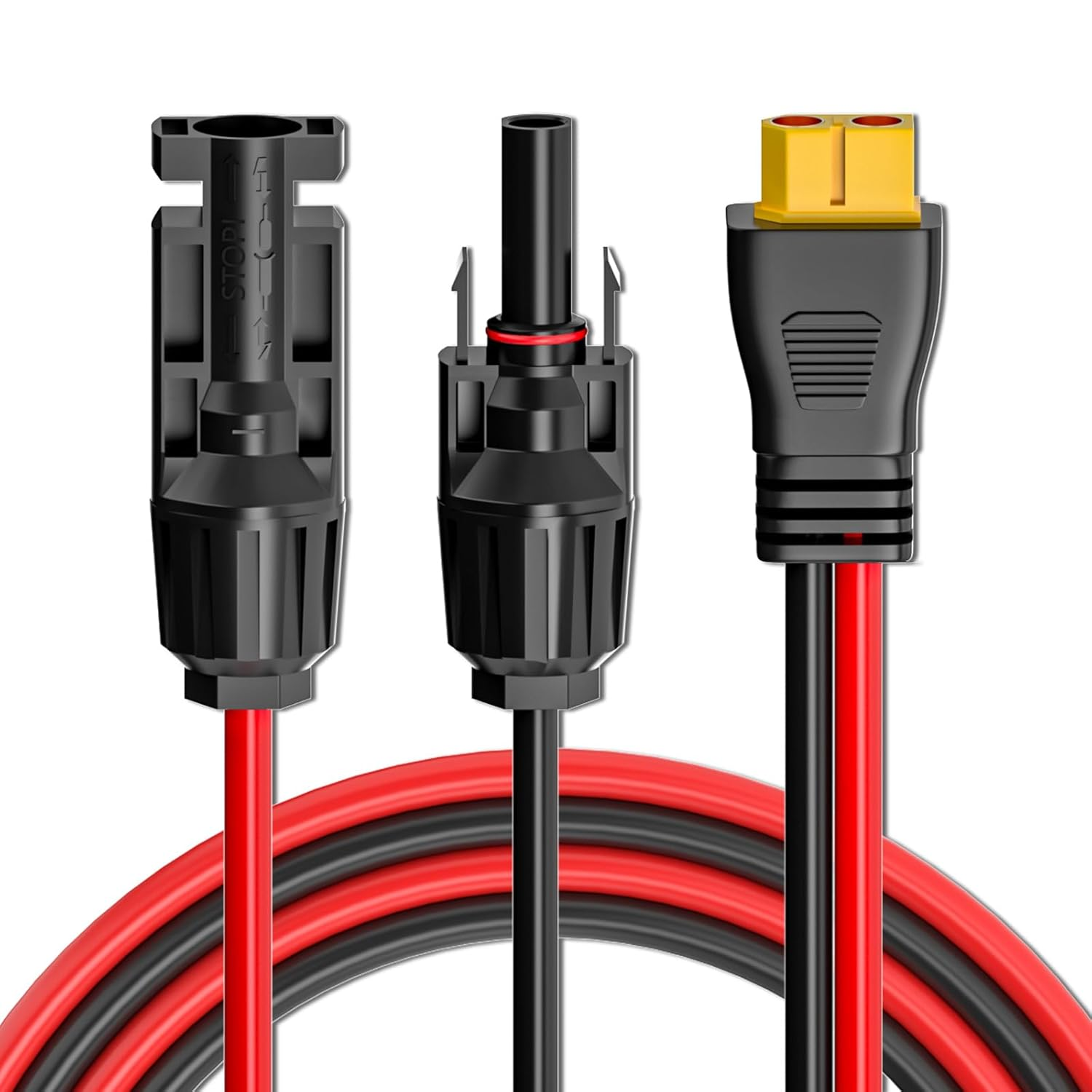 XT60 to Solar Connector Extension Cable 12AWG XT60 Solar Panel Charging Cable 3M