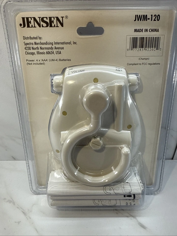 VINTAGE✨JENSEN✨AM/FM Waterproof Shower Radio✨RARE! - Image 2 of 2