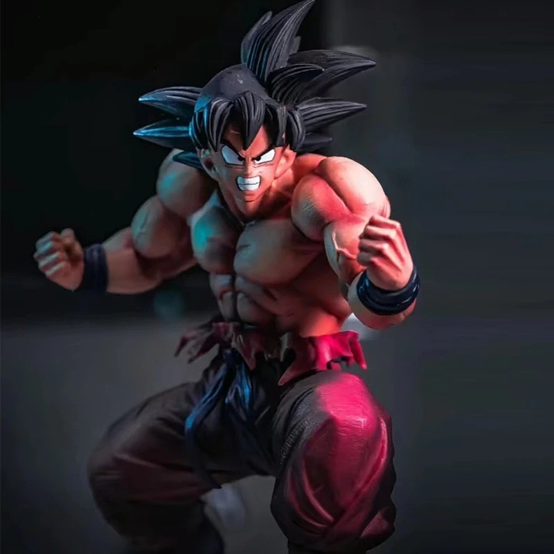 Figura Dragon Ball Z Goku Kaioken 21cm PVC Anime Estatua Acción Modelo Juguete Regalo