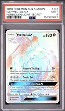 Pokémon Yveltal GX (Secret) 137/131 Sm-Forbidden Light Holo PSA 9 New Cert