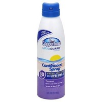 Coppertone Continuous Spray, No-rub, Spf 30, 180ml, (6 Pack). Free Delivery Coppertone Continuous Spray, No-rub, Spf 30, 180ml, (6 Pack). Free Delivery
