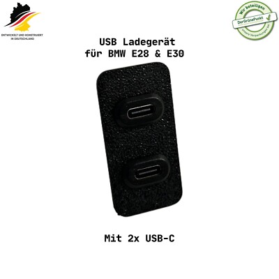 USB-C Ladegerät für BMW E28 E30 (2x USB-C)