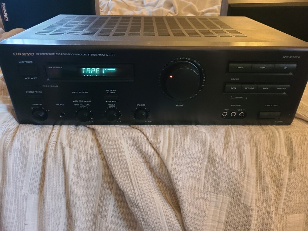 【お値下げ！】ONKYO INTEGRATED STEREO AMPLIFIER Onkyo A 9211 Stereo Integrated Amplifier 40+40W RMS Vintage