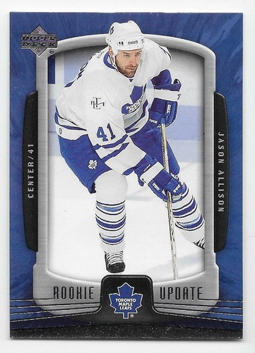 05/06 UPPER DECK ROOKIE UPDATE BASE Hockey (#1-100) U-Pick From List - Picture 82 of 89