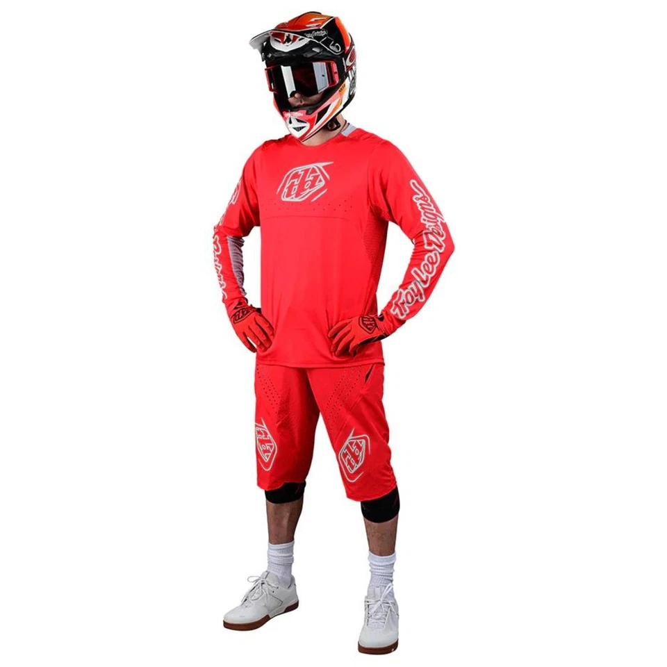 Pantalones Cortos Troy Lee Designs TLD Sprint BMX MTB Equipo de Descenso Mono - Rojo ENVÍO EN 3 DÍAS Foto 2 de 4