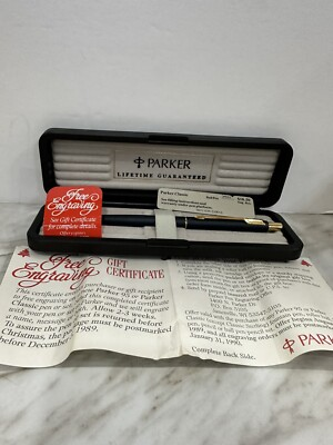 #ad Parker Classic Ball Pen Vintage 1989 NIB $20.00