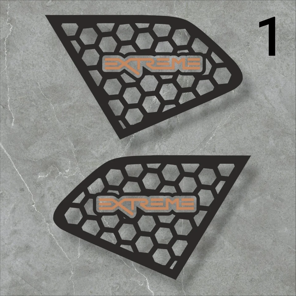 Dacia Duster EXTREME 3 ab2024 seitliche Heckscheibenfolie Tuning/Styling - Bild 3 von 4