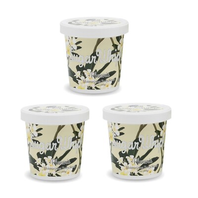 Primal Elements PLUMERIA Sugar Whip Moisturizing Body Scrub 10 oz (3-Pack)