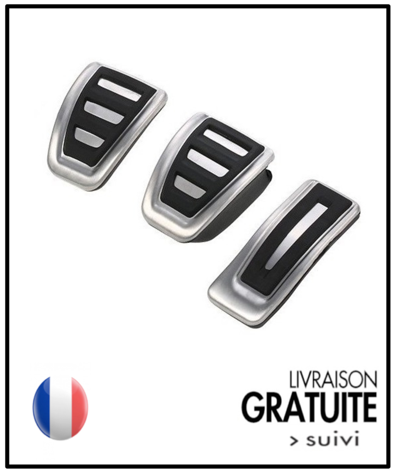 Pédale de rechange en alu pour Audi A4 A5 et Porsche Macan avec boîte manuelle