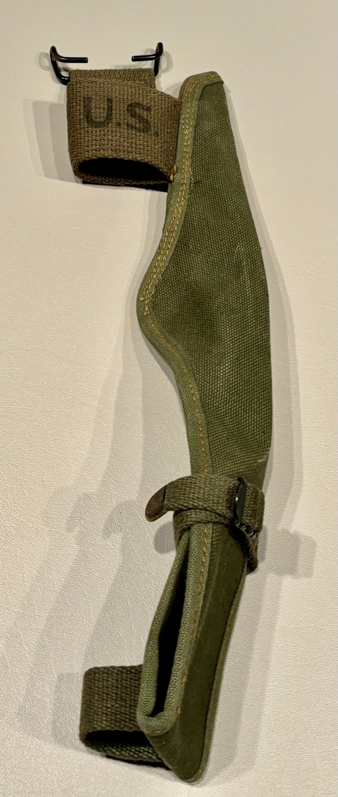 KOREAN WAR US ARMY M1910 PICK MATTOCK ENTRENCHING TOOL COVER 1951 UNISSUED   #44