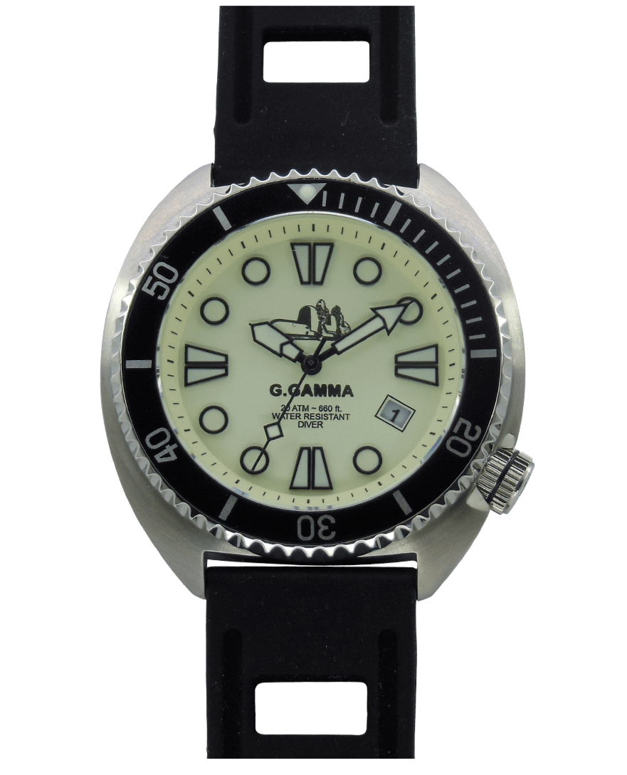 Orologio Uomo Quarzo Subacqueo Gruppo Gamma 200m L Cinturino In Silicone  Tecnico | eBay